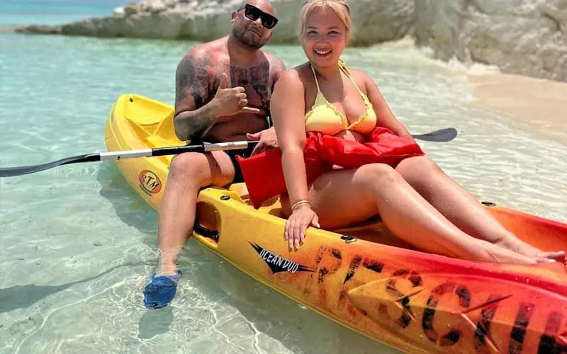 Guests enjoying Island Escapes Bahamas tours