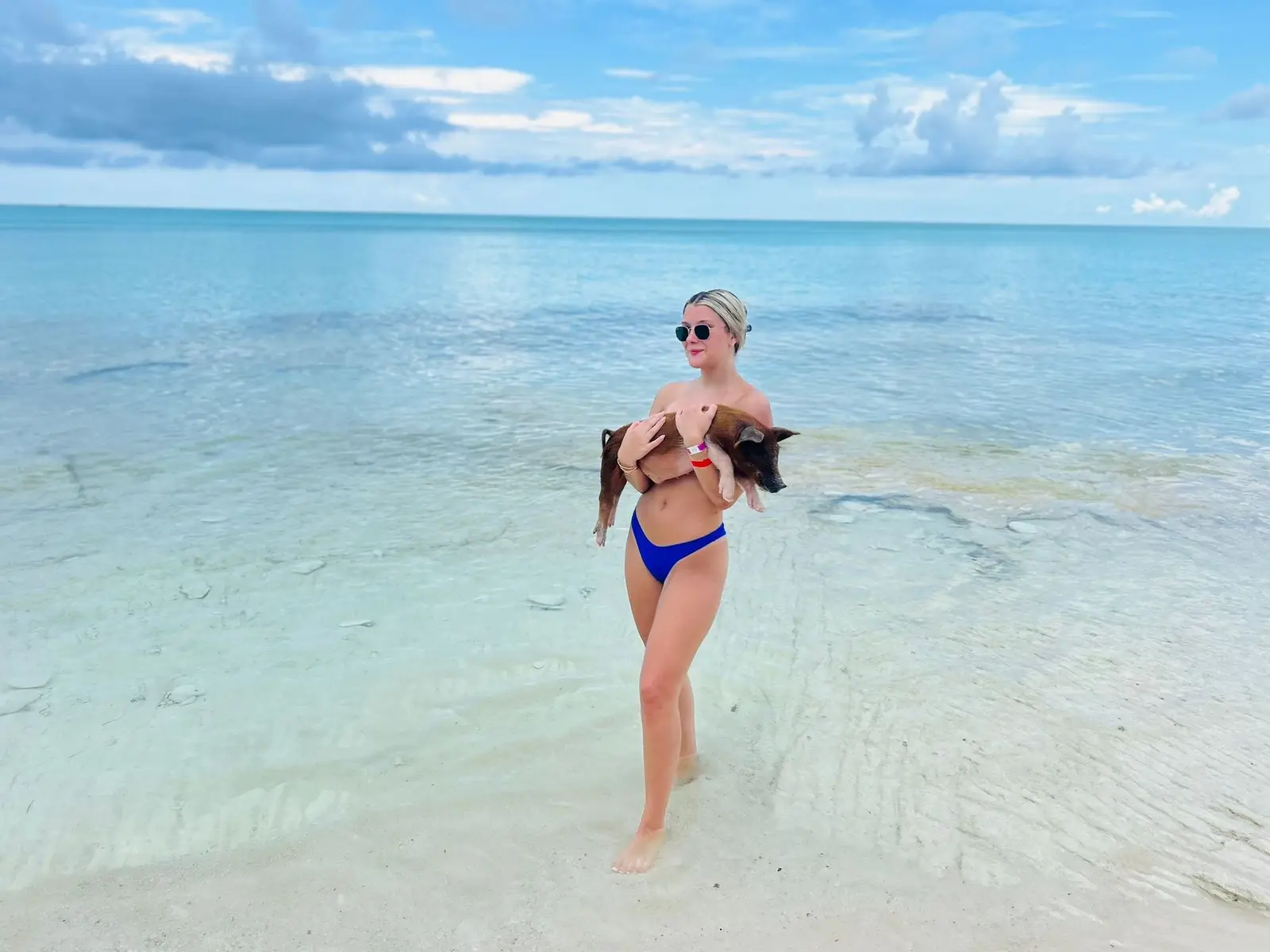 Guests enjoying Island Escapes Bahamas tours