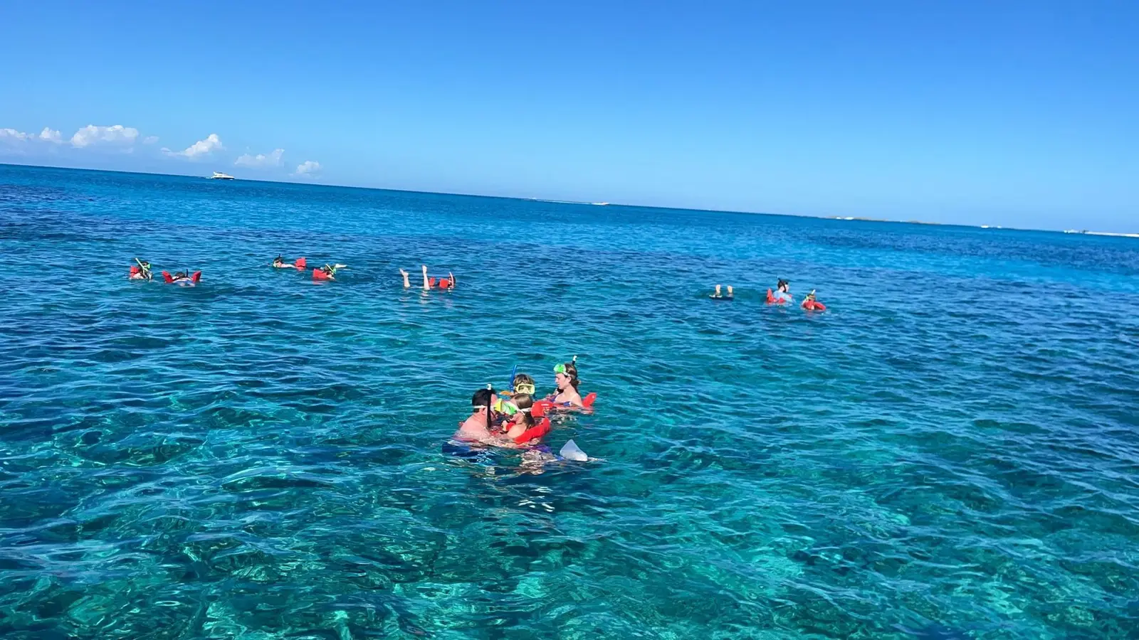 Guests enjoying Island Escapes Bahamas tours