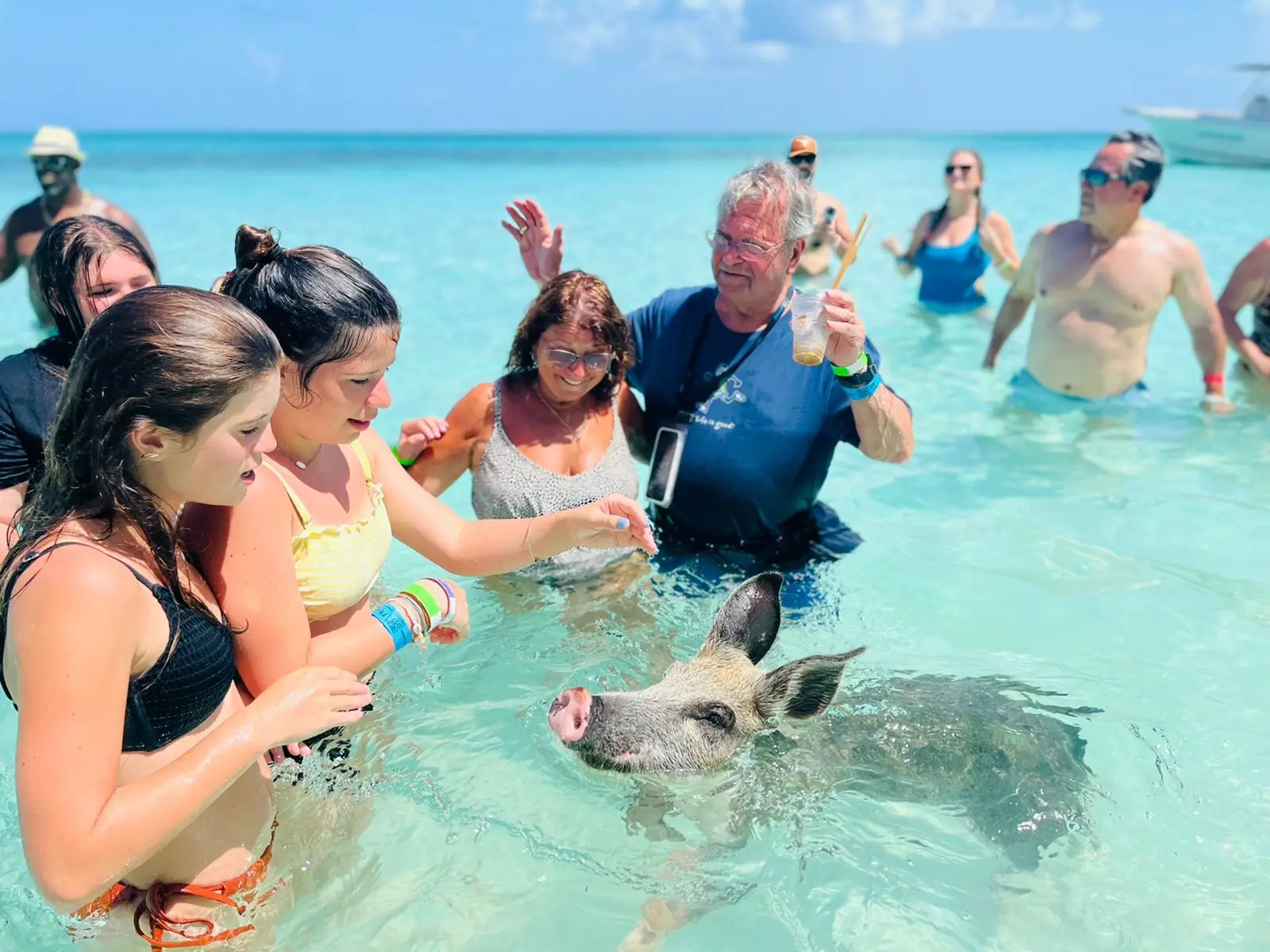 Island Escapes Bahamas guests, swimming pigs, and Nassau adventures