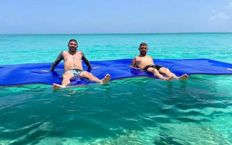 Guests enjoying Island Escapes Bahamas tours