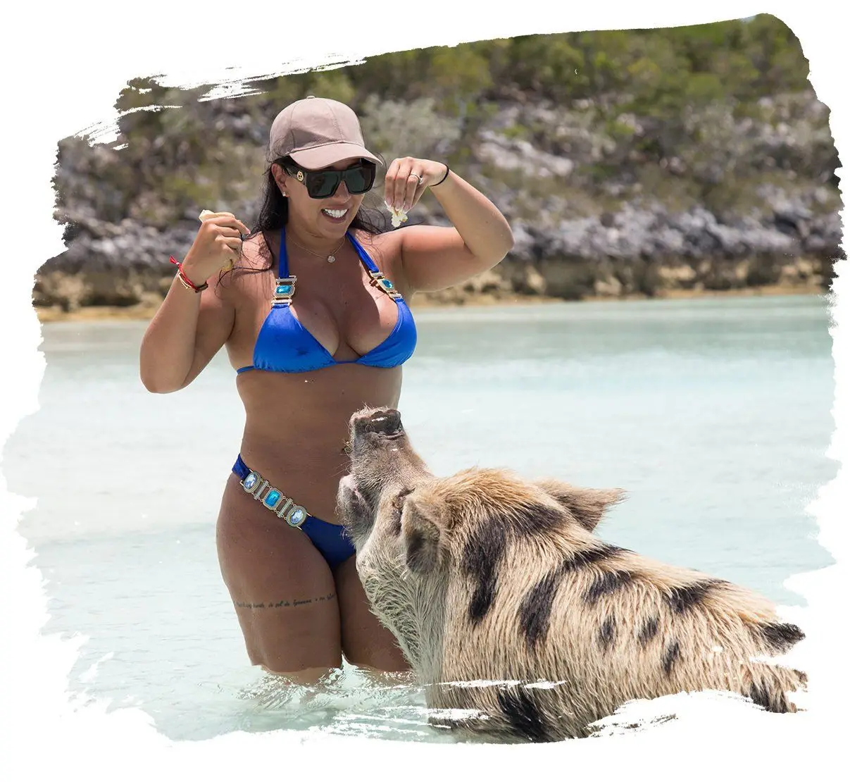Exuma 5 islands swimming pigs boat adventure